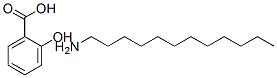 salicylic acid, compound with dodecylamine (1:1)  结构式