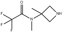 2,2,2-TRIFLUORO-N-METHYL-N-(3-METHYL-3-AZETIDINYL)-ACETAMIDE 结构式