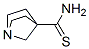 1-Azabicyclo[2.2.1]heptane-4-carbothioamide(9CI) 结构式