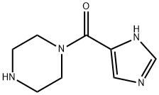 Piperazine,  1-(1H-imidazol-4-ylcarbonyl)-  (9CI) 结构式