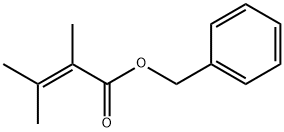 2-Butenoic acid, 2,3-dimethyl-, phenylmethyl ester 结构式