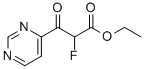 4-Pyrimidinepropanoic acid, alpha-fluoro-beta-oxo-, ethyl ester (9CI) 结构式