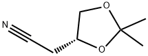 (R)-2,2-DIMETHYL-1,3-DIOXOLANE-4-ACETONITRILE 结构式