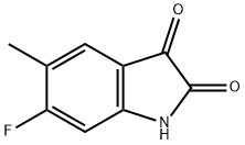 6-氟-5-甲基靛红 结构式