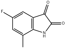 5-氟-7-甲基靛红 结构式