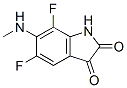 1H-Indole-2,3-dione, 5,7-difluoro-6-(methylamino)- (9CI) 结构式