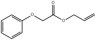 苯氧乙酸烯丙酯 结构式