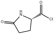 2-Pyrrolidinecarbonyl chloride, 5-oxo-, (2S)- (9CI) 结构式