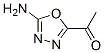 Ethanone, 1-(5-amino-1,3,4-oxadiazol-2-yl)- (9CI) 结构式