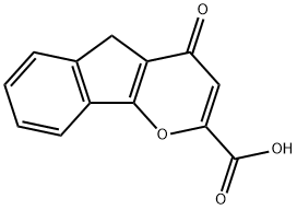 Indeno(1,2-b)pyran-2-carboxylic acid, 4,5-dihydro-4-oxo- 结构式