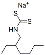 sodium 2-ethylhexyldithiocarbamate 结构式