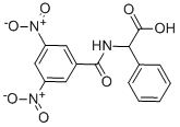 N-(3,5-二硝基苯甲酰基)-DL-Α-苯甘氨酸 结构式