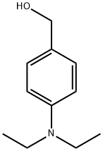 (4-(二乙氨基)苯基)甲醇 结构式