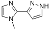 1H-Pyrazole,3-(1-methyl-1H-imidazol-2-yl)-(9CI) 结构式