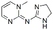 1H-Imidazol-2-amine,  4,5-dihydro-N-(1-methyl-2(1H)-pyrimidinylidene)- 结构式