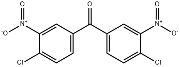 4,4'-二氯-3,3'-二硝基苯甲酮 结构式