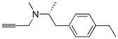 Benzeneethanamine, 4-ethyl-N,alpha-dimethyl-N-2-propynyl-, (R)- (9CI) 结构式