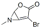 2-Oxa-6-azabicyclo[3.1.0]hex-4-en-3-one,  4-bromo-6-methyl- 结构式