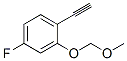 Benzene, 1-ethynyl-4-fluoro-2-(methoxymethoxy)- (9CI) 结构式