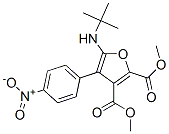 2,3-Furandicarboxylic  acid,  5-[(1,1-dimethylethyl)amino]-4-(4-nitrophenyl)-,  dimethyl  ester  (9CI) 结构式