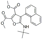 2,3-Furandicarboxylic  acid,  5-[(1,1-dimethylethyl)amino]-4-(1-naphthalenyl)-,  dimethyl  ester  (9CI) 结构式