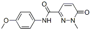 3-Pyridazinecarboxamide,1,6-dihydro-N-(4-methoxyphenyl)-1-methyl-6-oxo- 结构式