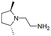 1-Pyrrolidineethanamine,2,5-dimethyl-,(2R,5R)-(9CI) 结构式