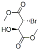 (2R,3R)-2-溴-3-羟基琥珀酸二甲酯 结构式