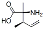 4-Pentenoicacid,2-amino-2,3-dimethyl-,(2S,3R)-(9CI) 结构式