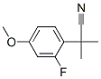 Benzeneacetonitrile, 2-fluoro-4-methoxy-alpha,alpha-dimethyl- (9CI) 结构式