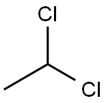 1,1-二氯乙烷 结构式