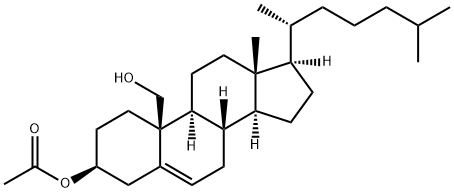 19-HYDROXYCHOLESTEROL 3-ACETATE 结构式