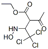 2-[2,2,2-Trichloro-1-(hydroxyamino)ethyl]acetoacetic acid ethyl ester 结构式