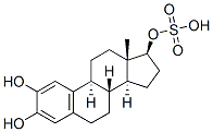 2-hydroxyestradiol 17-sulfate 结构式