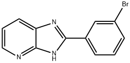 2-(3-Bromophenyl)-1H-imidazo(4,5-b)pyridine 结构式