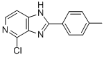 4-Chloro-2-(4-methylphenyl)-imidazo(4,5-c)pyridine 结构式