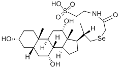 牛磺硒胆酸 结构式