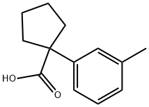 1-(META-TOLYL)-1-CYCLOPENTANECARBOXYLIC ACID 结构式