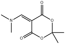 5-(二甲氨基亚甲基)-2,2-二甲基-1,3-二氧己环-4,6-二酮 结构式