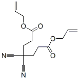 4,4-Dicyanoheptanedioic acid di(2-propenyl) ester 结构式