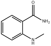 2-甲基氨基苯甲酰胺 结构式