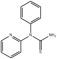 Thiourea,  N-phenyl-N-2-pyridinyl- 结构式