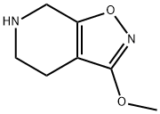 Isoxazolo[5,4-c]pyridine, 4,5,6,7-tetrahydro-3-methoxy- (9CI) 结构式
