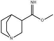1-Azabicyclo[2.2.2]octane-3-carboximidicacid,methylester(9CI) 结构式