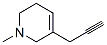 Pyridine, 1,2,3,6-tetrahydro-1-methyl-5-(2-propynyl)- (9CI) 结构式