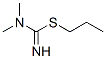 Carbamimidothioic acid, N,N-dimethyl-, propyl ester (9CI) 结构式