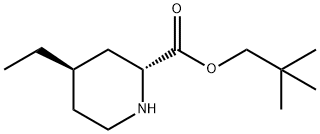 2-Piperidinecarboxylicacid,4-ethyl-,2,2-dimethylpropylester,(2R,4R)-(9CI) 结构式