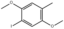 1-碘-2,5-二甲氧基-4-甲基苯 结构式