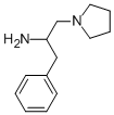 1-苯基-3-(吡咯烷-1-基)丙-2-胺2盐酸盐 结构式