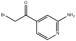 Ethanone, 1-(2-amino-4-pyridinyl)-2-bromo- (9CI) 结构式